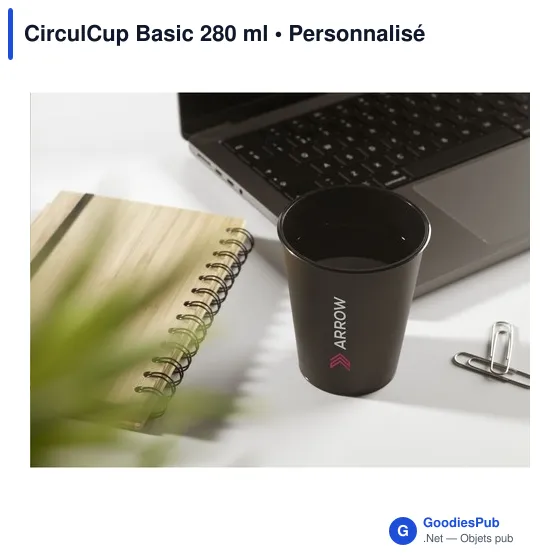 Gobelet réutilisable personnalisable CirculCup Basic 280 ml avec logo - Image 8