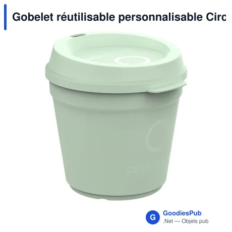 Gobelet réutilisable personnalisable CirculCup Lid 200 ml avec logo