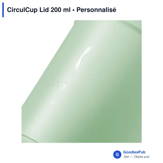 Gobelet réutilisable personnalisable CirculCup Lid 200 ml avec logo - Image 2