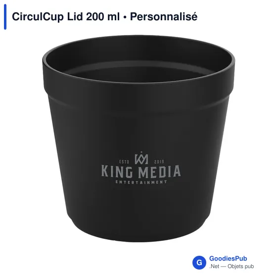 Gobelet réutilisable personnalisable CirculCup Lid 200 ml avec logo - Image 12