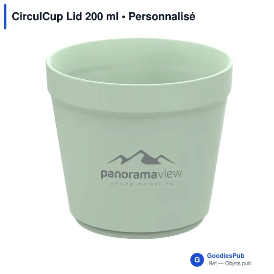 Gobelet réutilisable personnalisable CirculCup Lid 200 ml avec logo - Image 5