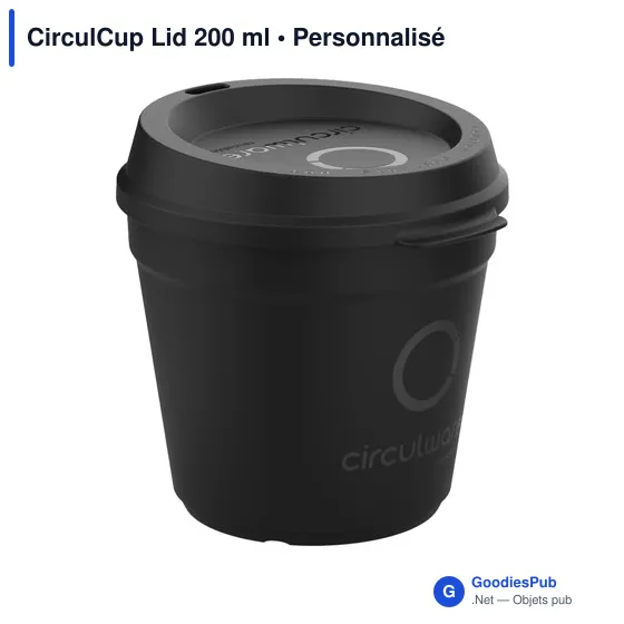 Gobelet réutilisable personnalisable CirculCup Lid 200 ml avec logo - Image 6
