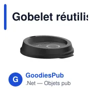 Gobelet réutilisable personnalisable CirculCup Lid 200 ml avec logo - Miniature 8