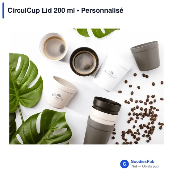 Gobelet réutilisable personnalisable CirculCup Lid 200 ml avec logo - Image 9
