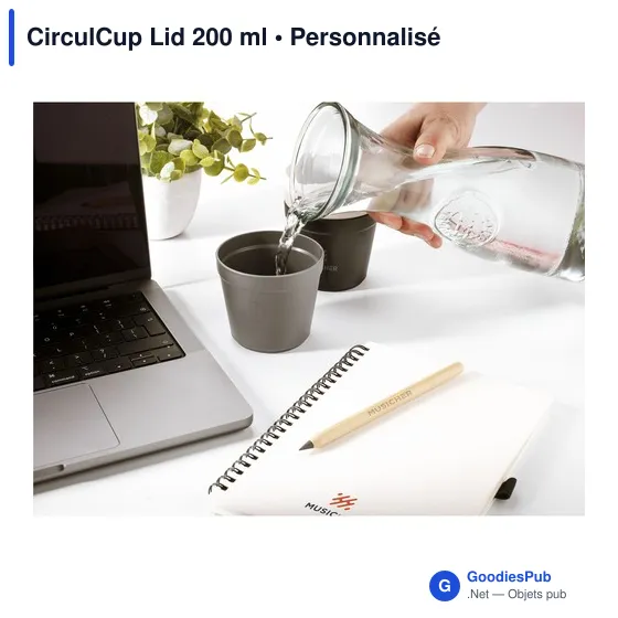 Gobelet réutilisable personnalisable CirculCup Lid 200 ml avec logo - Image 10