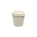 Variante beige - Gobelet réutilisable personnalisable CirculCup Lid 200 ml avec logo