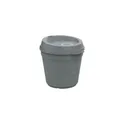 Variante stone foncé - Gobelet réutilisable personnalisable CirculCup Lid 200 ml avec logo