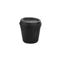 Variante noir - Gobelet réutilisable personnalisable CirculCup Lid 200 ml avec logo