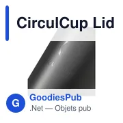 Gobelet réutilisable personnalisable CirculCup Lid 300 ml avec logo - Miniature 3
