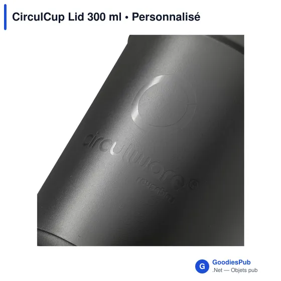 Gobelet réutilisable personnalisable CirculCup Lid 300 ml avec logo - Image 3