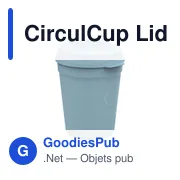 Gobelet réutilisable personnalisable CirculCup Lid 300 ml avec logo - Miniature 8