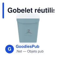 Gobelet réutilisable personnalisable CirculCup Lid 300 ml avec logo - Miniature 9