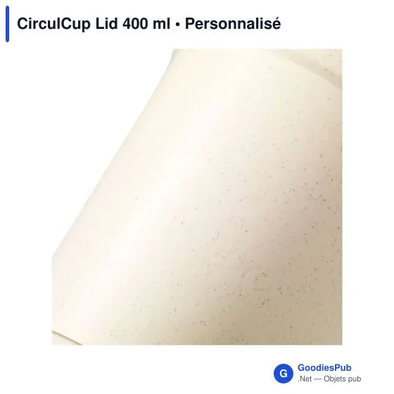 Gobelet réutilisable personnalisable CirculCup Lid 400 ml avec logo - Image 3