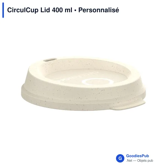 Gobelet réutilisable personnalisable CirculCup Lid 400 ml avec logo - Image 4