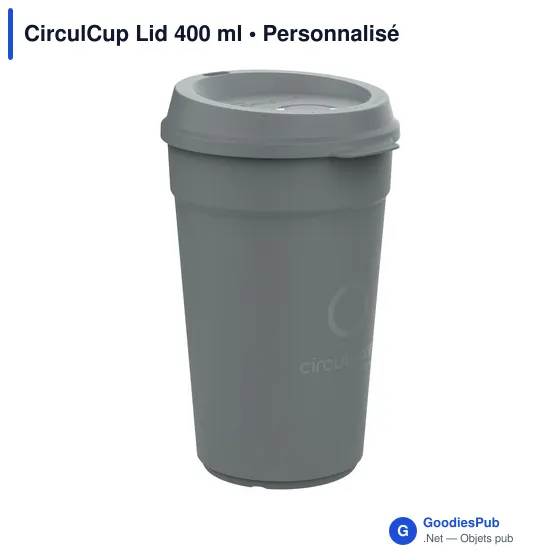 Gobelet réutilisable personnalisable CirculCup Lid 400 ml avec logo - Image 6