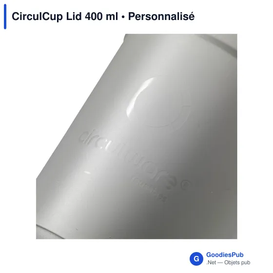 Gobelet réutilisable personnalisable CirculCup Lid 400 ml avec logo - Image 8