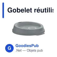 Gobelet réutilisable personnalisable CirculCup Lid 400 ml avec logo - Miniature 9