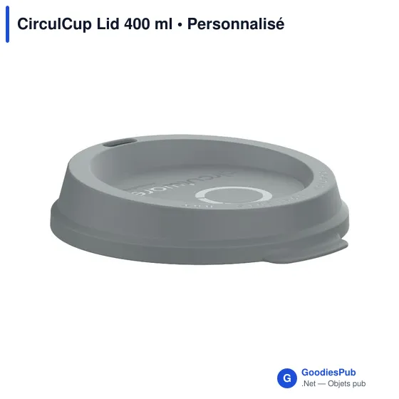 Gobelet réutilisable personnalisable CirculCup Lid 400 ml avec logo - Image 9