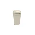 Variante beige - Gobelet réutilisable personnalisable CirculCup Lid 400 ml avec logo