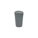 Variante stone foncé - Gobelet réutilisable personnalisable CirculCup Lid 400 ml avec logo