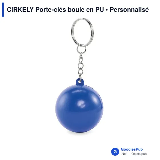 CIRKELY Porte-clés boule en PU - Image 2