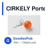 CIRKELY Porte-clés boule en PU - Miniature 12