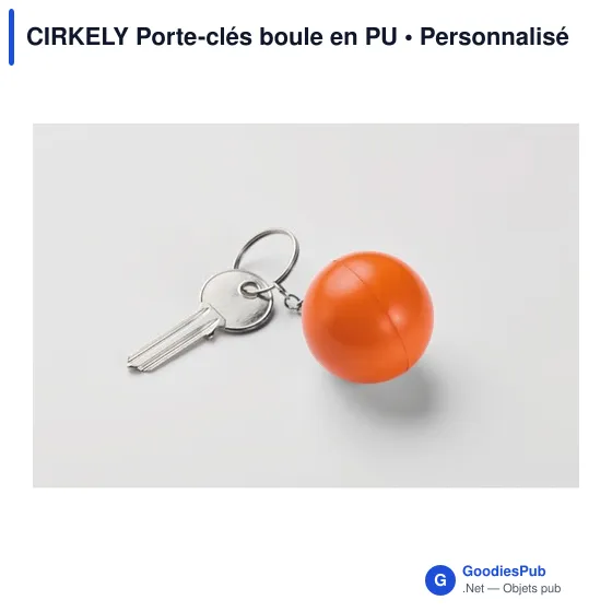 CIRKELY Porte-clés boule en PU - Image 12