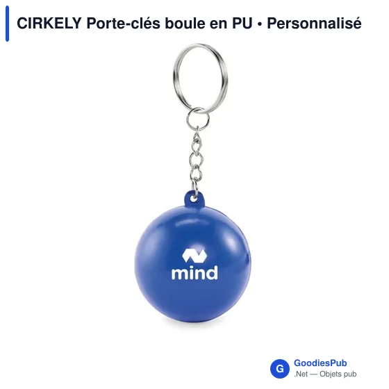 CIRKELY Porte-clés boule en PU - Image 3
