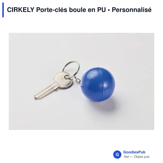 CIRKELY Porte-clés boule en PU - Image 4