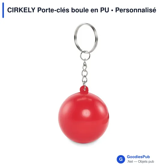 CIRKELY Porte-clés boule en PU - Image 6
