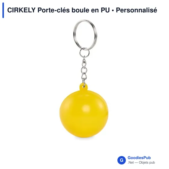 CIRKELY Porte-clés boule en PU - Image 8