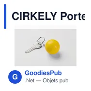 CIRKELY Porte-clés boule en PU - Miniature 9