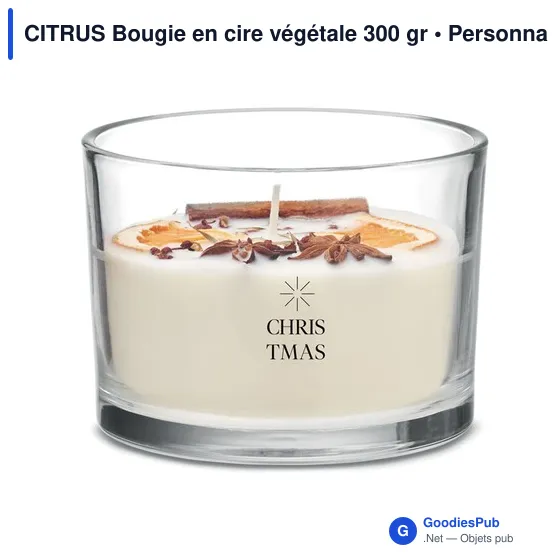 CITRUS Bougie en cire végétale 300 gr - Image 3
