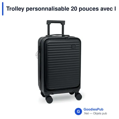 Trolley personnalisable 20 pouces avec logo - CITY
