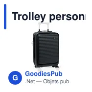 Trolley personnalisable 20 pouces avec logo - CITY - Miniature 2