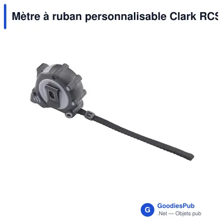 Mètre à ruban personnalisable Clark RCS pour logo d'entreprise