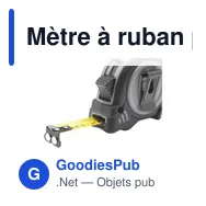Mètre à ruban personnalisable Clark RCS pour logo d'entreprise - Miniature 2