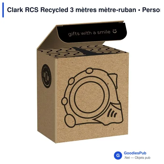 Mètre à ruban personnalisable Clark RCS pour logo d'entreprise - Image 4