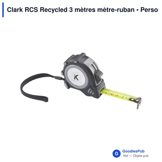 Mètre à ruban personnalisable Clark RCS pour logo d'entreprise - Image 5