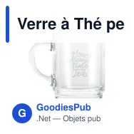Verre à Thé personnalisable 250 ml avec logo - Classic - Miniature 3