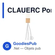 CLAUERC Porte-clés support en bambou - Miniature 2