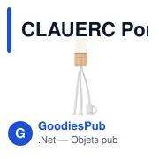 CLAUERC Porte-clés support en bambou - Miniature 4
