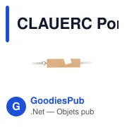 CLAUERC Porte-clés support en bambou - Miniature 8