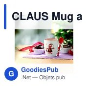 CLAUS Mug avec petite cuillère 250ml - Miniature 4