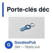 Porte-clés décapsuleur personnalisable en aluminium - CLAVEavec logo - Miniature 12