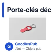 Porte-clés décapsuleur personnalisable en aluminium - CLAVEavec logo - Miniature 4