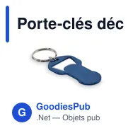 Porte-clés décapsuleur personnalisable en aluminium - CLAVEavec logo - Miniature 9