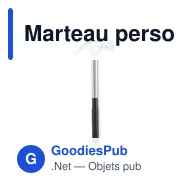 Marteau personnalisable CLAW IT avec logo - Outil 2en1 - Miniature 2