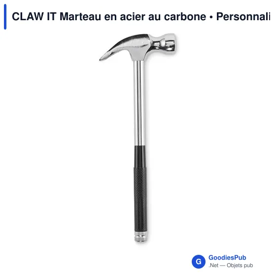 Marteau personnalisable CLAW IT avec logo - Outil 2en1 - Image 2