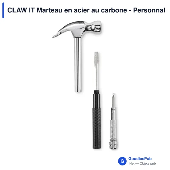 Marteau personnalisable CLAW IT avec logo - Outil 2en1 - Image 3
